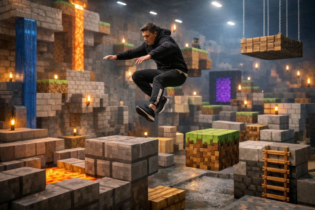 Custom Parkour Courses That Push Minecraft Players to Their Limits